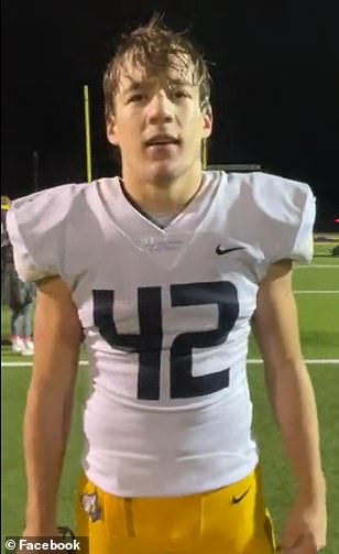 Hero Varsity running back Tate Myre, 16